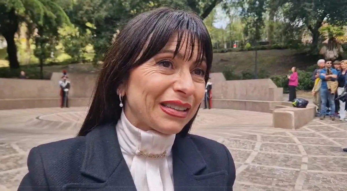 25 aprile 2025, Stefania Proietti: "La democrazia è costata la vita a tanti giovani"
