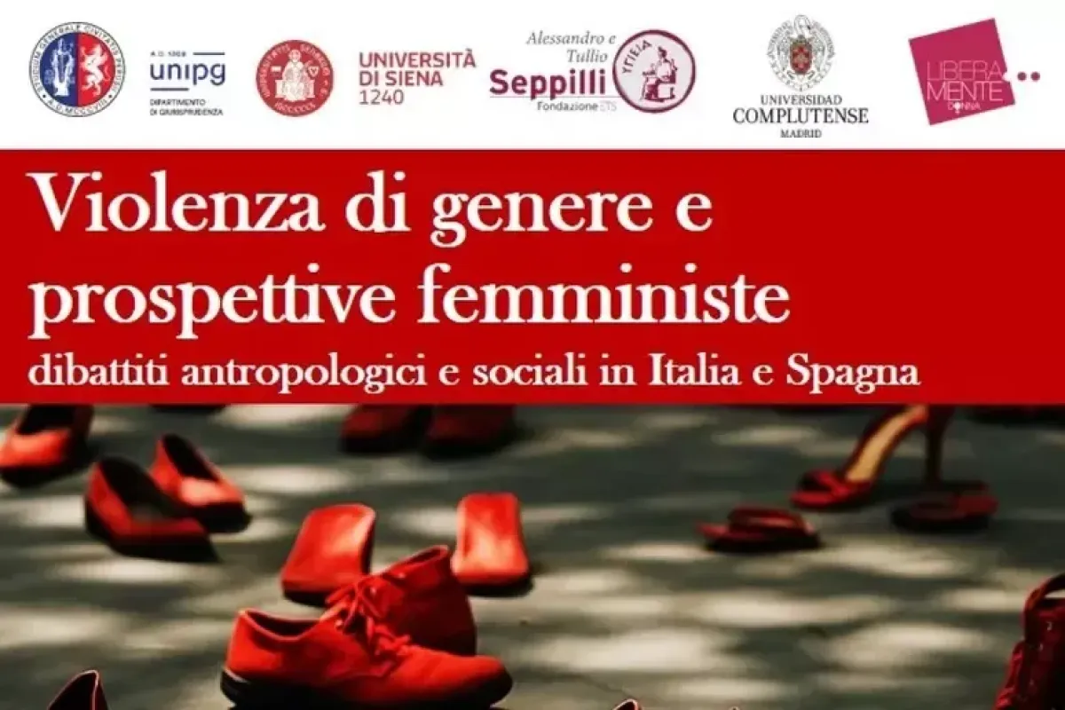 Violenza di genere, a Perugia un convegno internazionale Italia-Spagna l'8 e 9 maggio