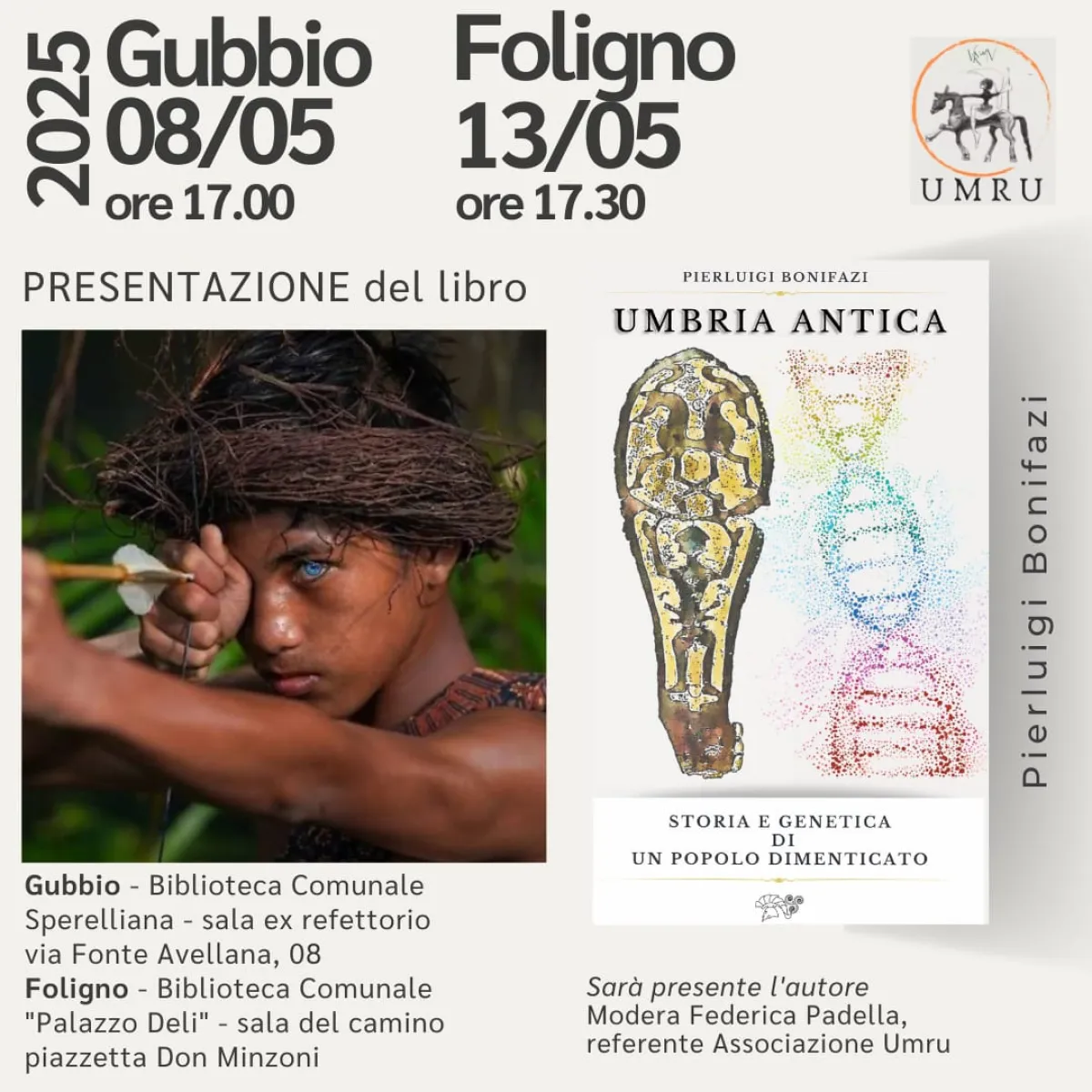 Umbia antica: storia genetica di un popolo dimenticato. Il viaggio multidisciplinare di Pierluigi Bonifazi