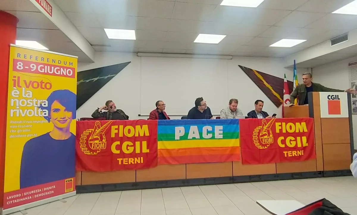 La Fiom di Terni in assemblea chiede il rinnovo del contratto dei metalmeccanici