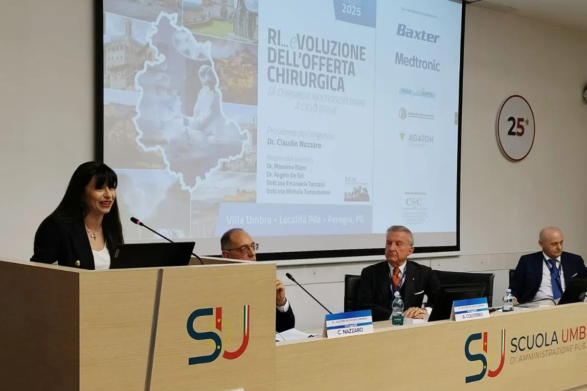 Chirurgia a ciclo breve, l'Umbria accelera: nuovo modello per la sanità del futuro