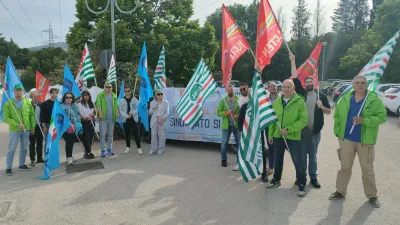 Enel, sindacati in presidio a Foligno contro la riorganizzazione: “A rischio Pnrr e transizione energetica”