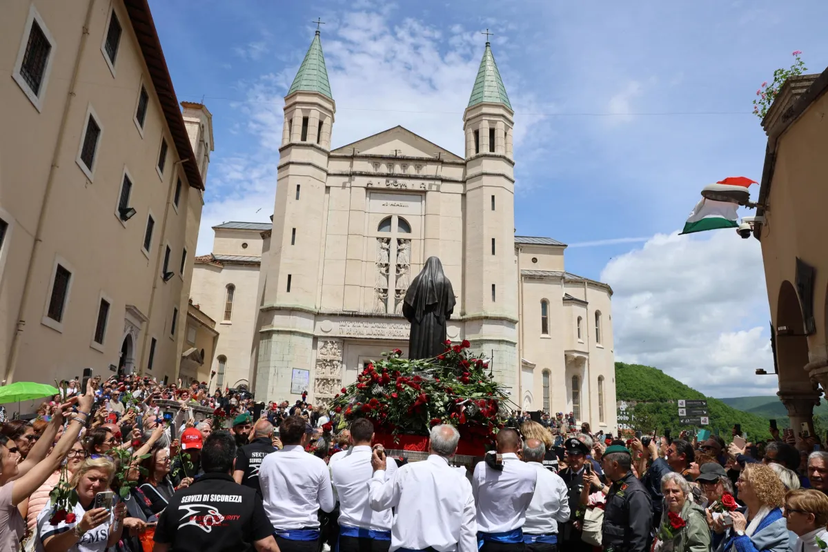  125 anni dalla canonizzazione di Santa Rita: grande partecipazione a Cascia