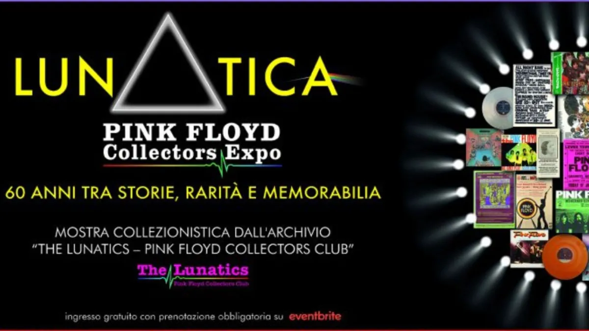 LUNΔTICA porta i Pink Floyd a Spoleto: la mostra-evento che celebra 60 anni di rivoluzione musicale