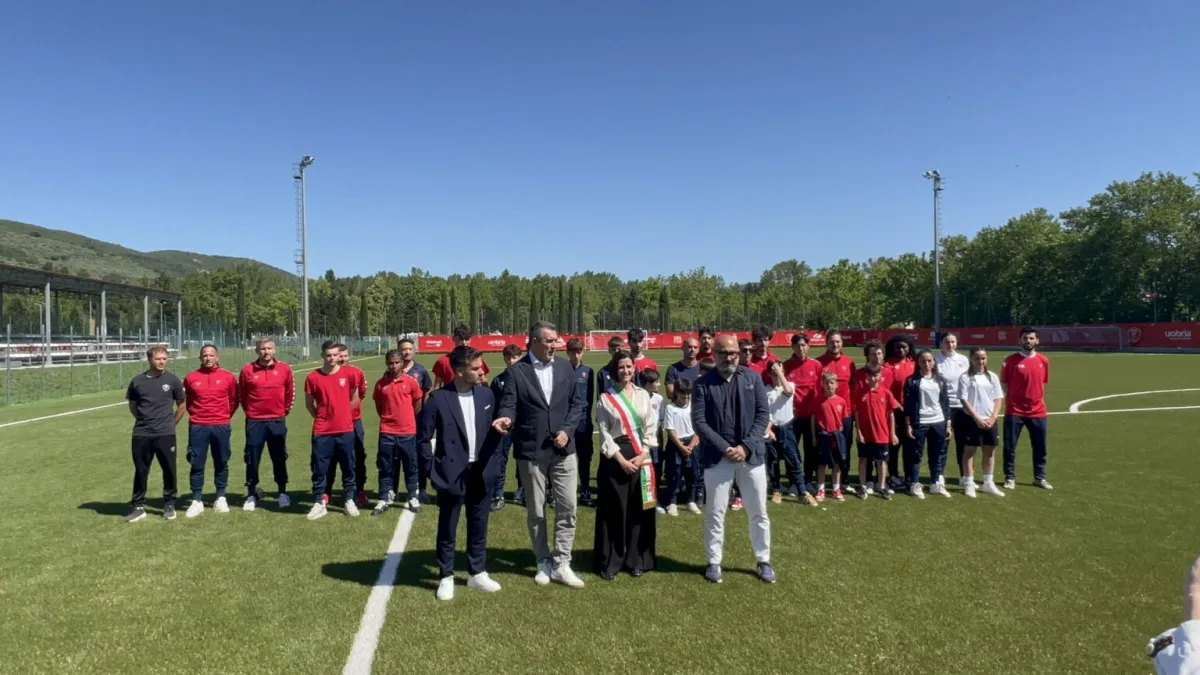Perugia, al Centro sportivo "Paolo Rossi" inaugurato il nuovo sintetico