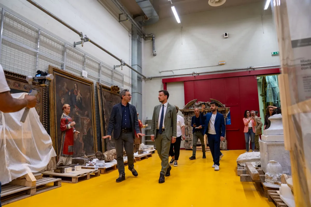 Spoleto, la cultura come motore di rinascita: sopralluogo del vicepresidente Bori nei luoghi della ricostruzione con focus su Santo Chiodo