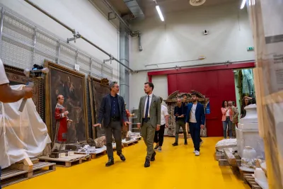 Spoleto, la cultura come motore di rinascita: sopralluogo del vicepresidente Bori nei luoghi della ricostruzione con focus su Santo Chiodo