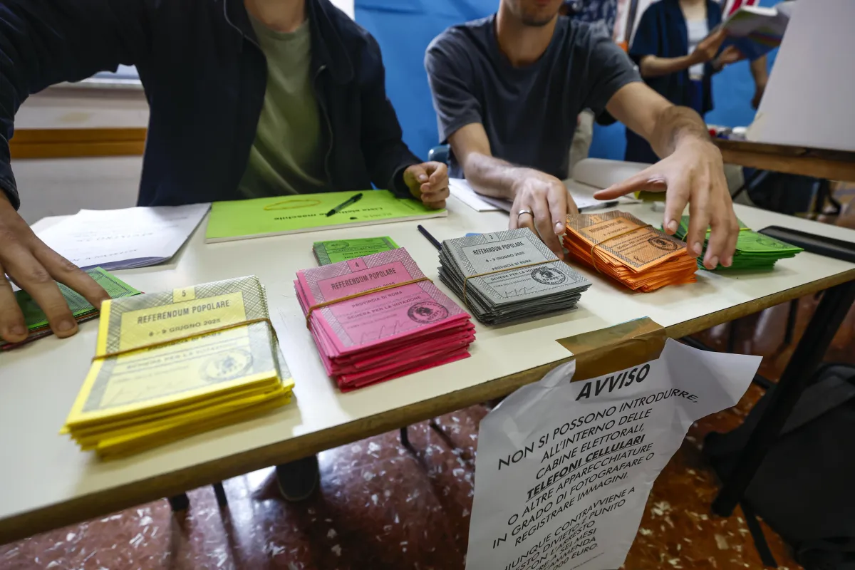 Referendum 2025, l'affluenza in Umbria si ferma al 31,21% con valori più alti a Terni rispetto che a Perugia
