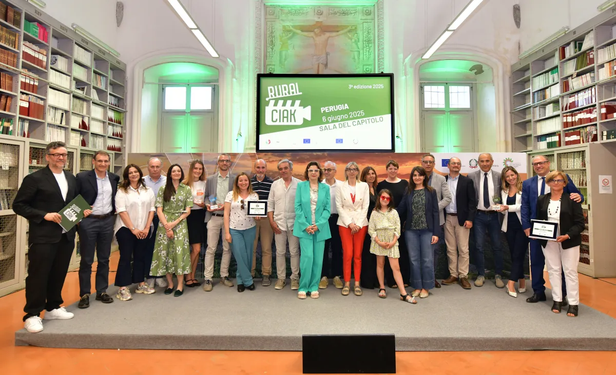 RuralCiak 2025, premiati a Perugia i migliori video sullo sviluppo rurale