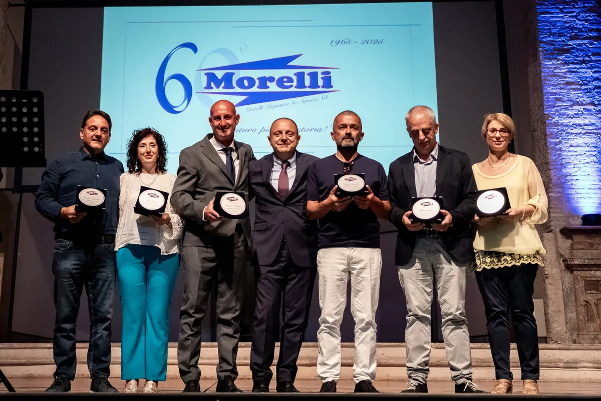 Sessant'anni di strada da Narni alla ribalta nazionale: Morelli Trasporti festeggia con le istituzioni e un viaggio nel futuro