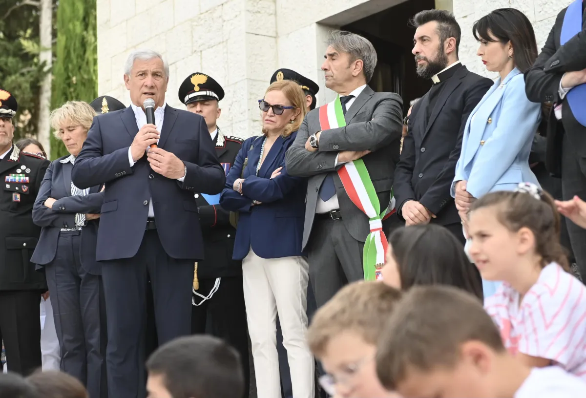 Gubbio, Tajani: "La pace si costruisce anche se sembra impossibile"