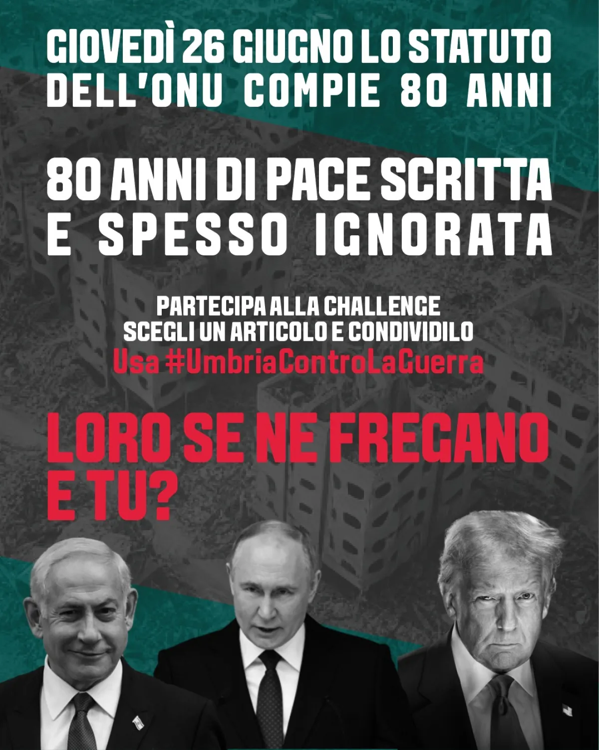 Lo Statuto delle Nazioni Unite compie 80 anni: dall'Umbria l'assessore Barcaioli lancia la sfida social