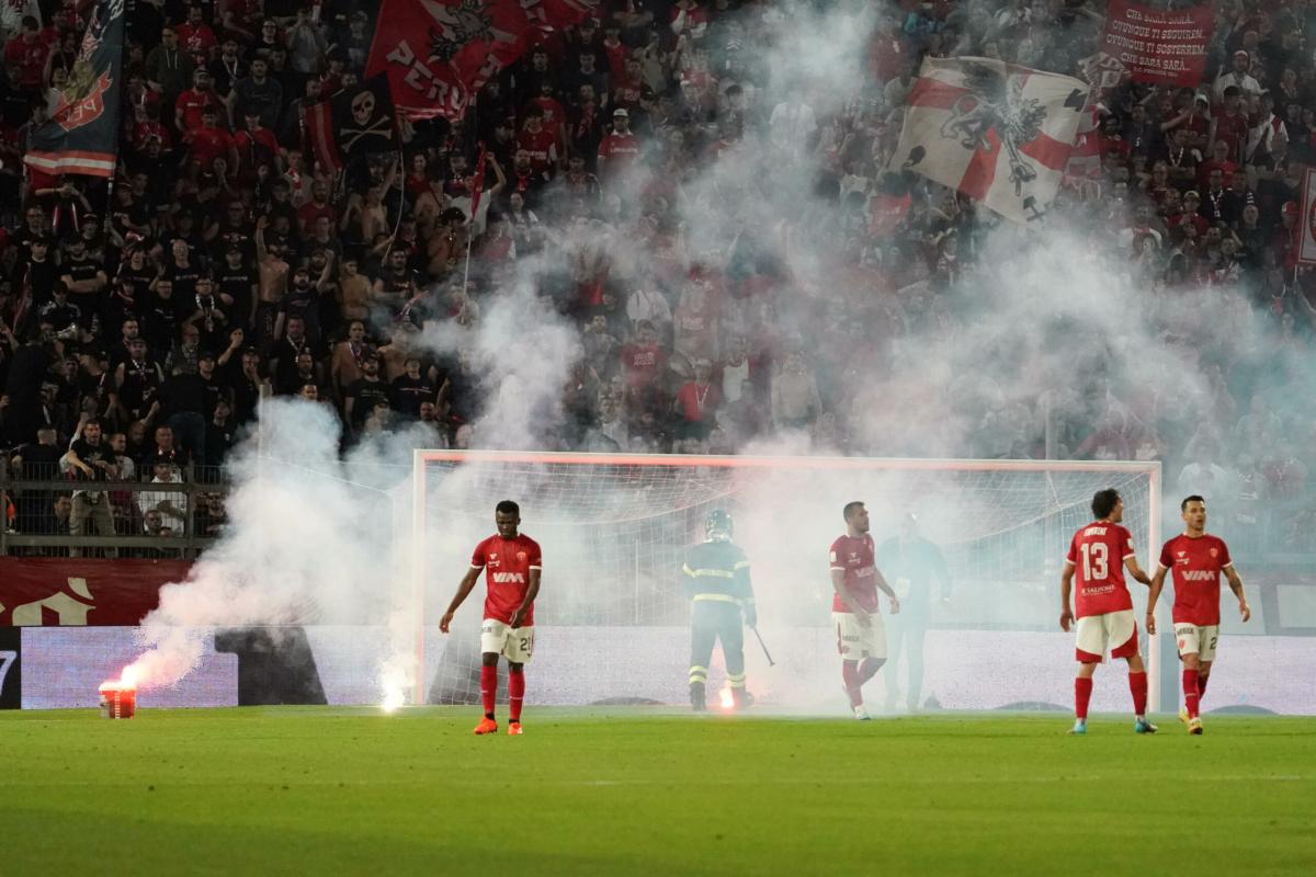 Virtus Entella – Perugia 5 a 0, serata da incubo per il Grifo