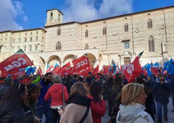 Perugia, organizzato presidio Filcams Cgil per i lavoratori dei musei