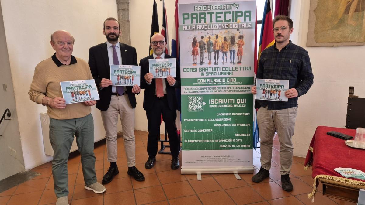 Competenze digitali, a Perugia corsi gratuiti per 500 disoccupati