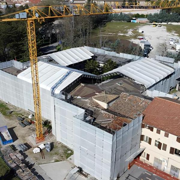 Ricostruzione post-sisma: avanti i lavori all’ospedale di Norcia