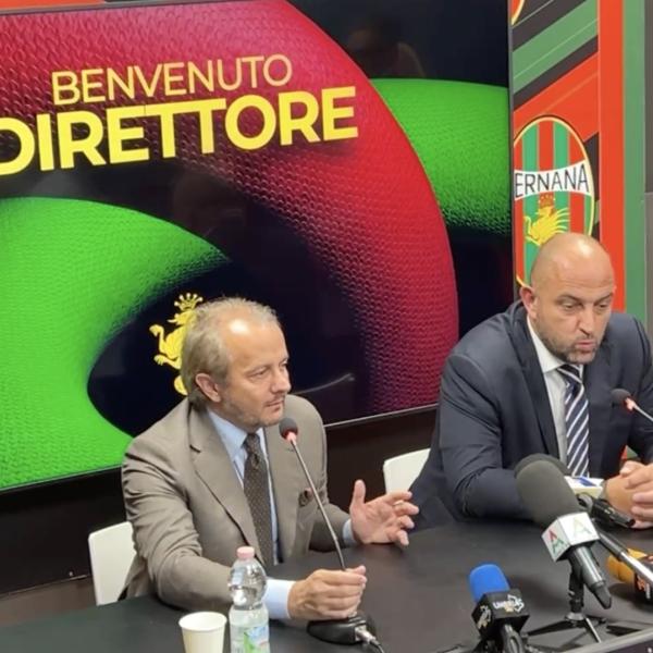 Ternana, il DG Foresti si presenta: “Ecco il mio calcio sostenibile”