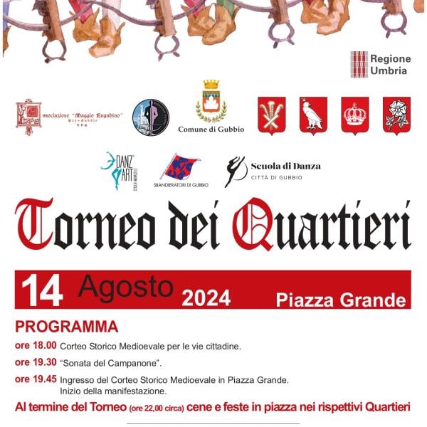 Torneo dei Quartieri di Gubbio, tra storia, tradizione e competizione