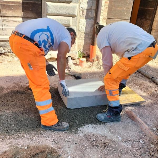 Con il turismo in crisi, riapre il cantiere di Piazza Quaranta Martiri a Gubbio