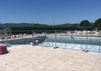 A tappe serrate i lavori di riqualificazione della Piscina Comunale di Gubbio