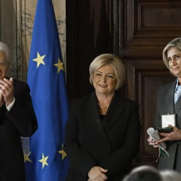 Sergio Mattarella premia Paola Menculini di Saci Industrie con la Stella al Merito del Lavoro