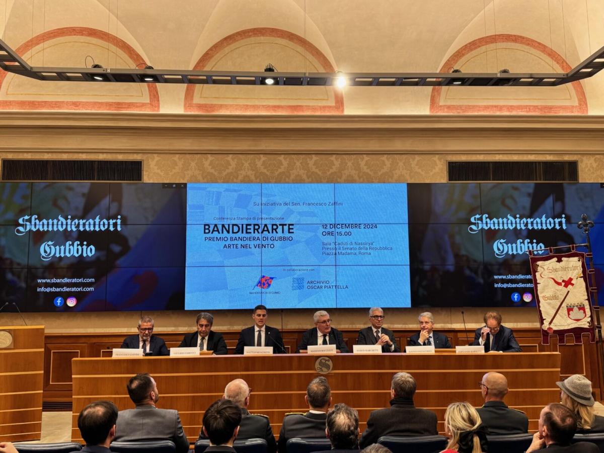 Premio Bandiera di Gubbio 2024 e il volume “Arte nel vento”, celebrazione d’arte, tradizione e identità