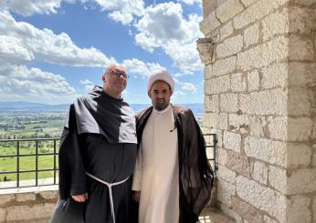 L’ambasciatore dell’Iran Mokhtari in visita al Sacro Convento di Assisi