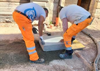 Con il turismo in crisi, riapre il cantiere di Piazza Quaranta Martiri a Gubbio