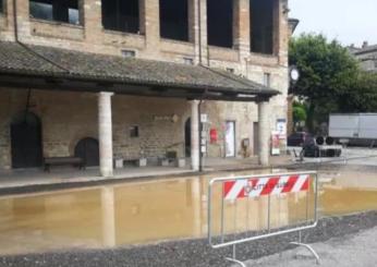 Laghi artificiali si formano a Gubbio ogni giorno, grazie alle piogge e ai cantieri. Dopo il “mare dell’Umbria” il “lago di Gubbio”?