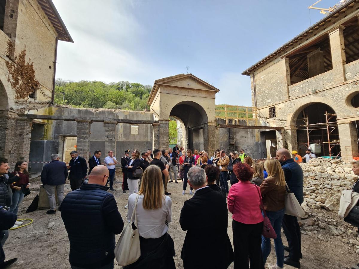 Verifica dei lavori per il recupero dell’ex mattatoio e ampliamento del deposito dei beni culturali a santo Chiodo