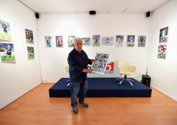 Giuseppe Calzuola, l’eugubino che ha immortalato tutti i campioni del calcio