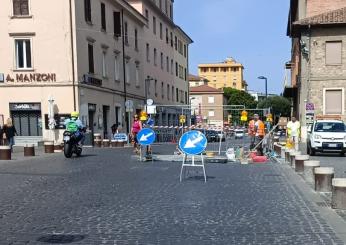 Blackout e sampietrini, cantieri sulle strade del centro storico a Terni