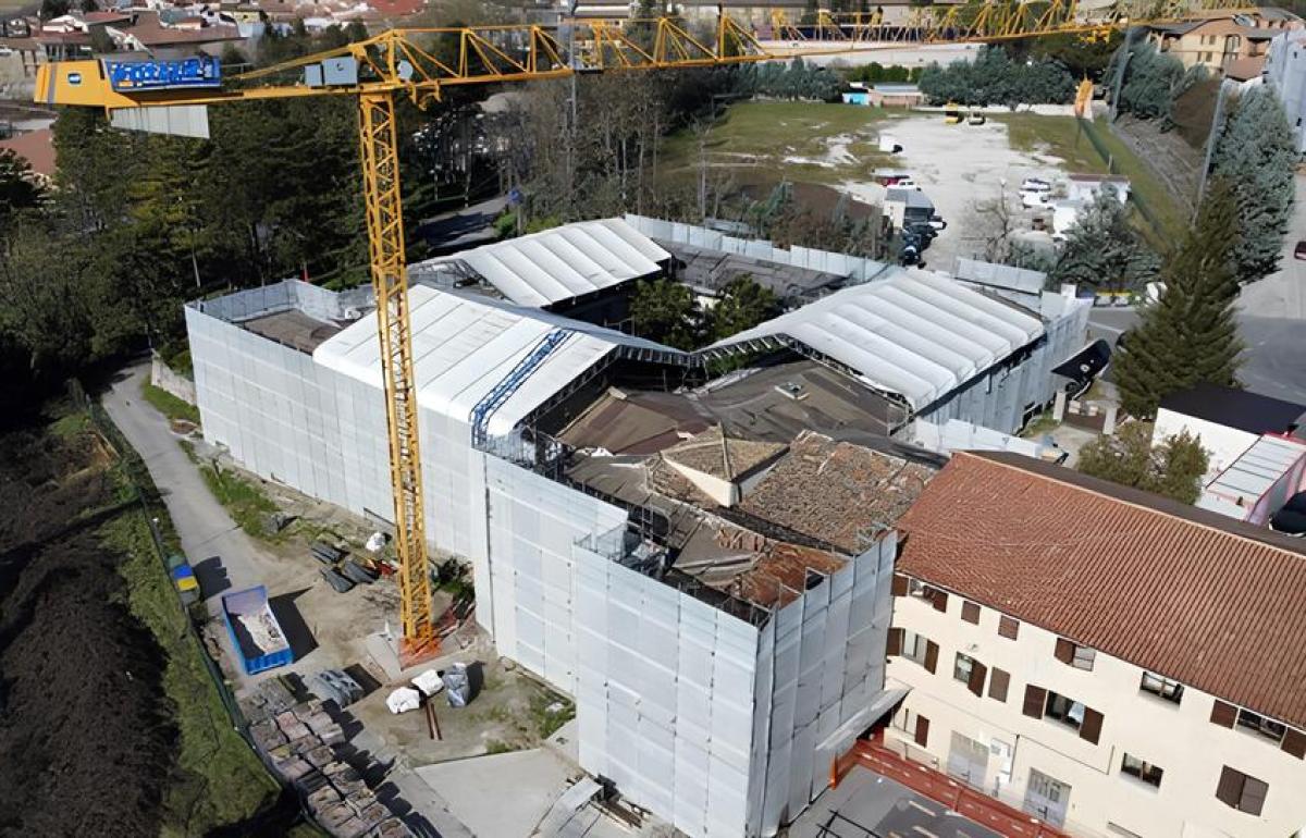 Ricostruzione post-sisma: avanti i lavori all’ospedale di Norcia