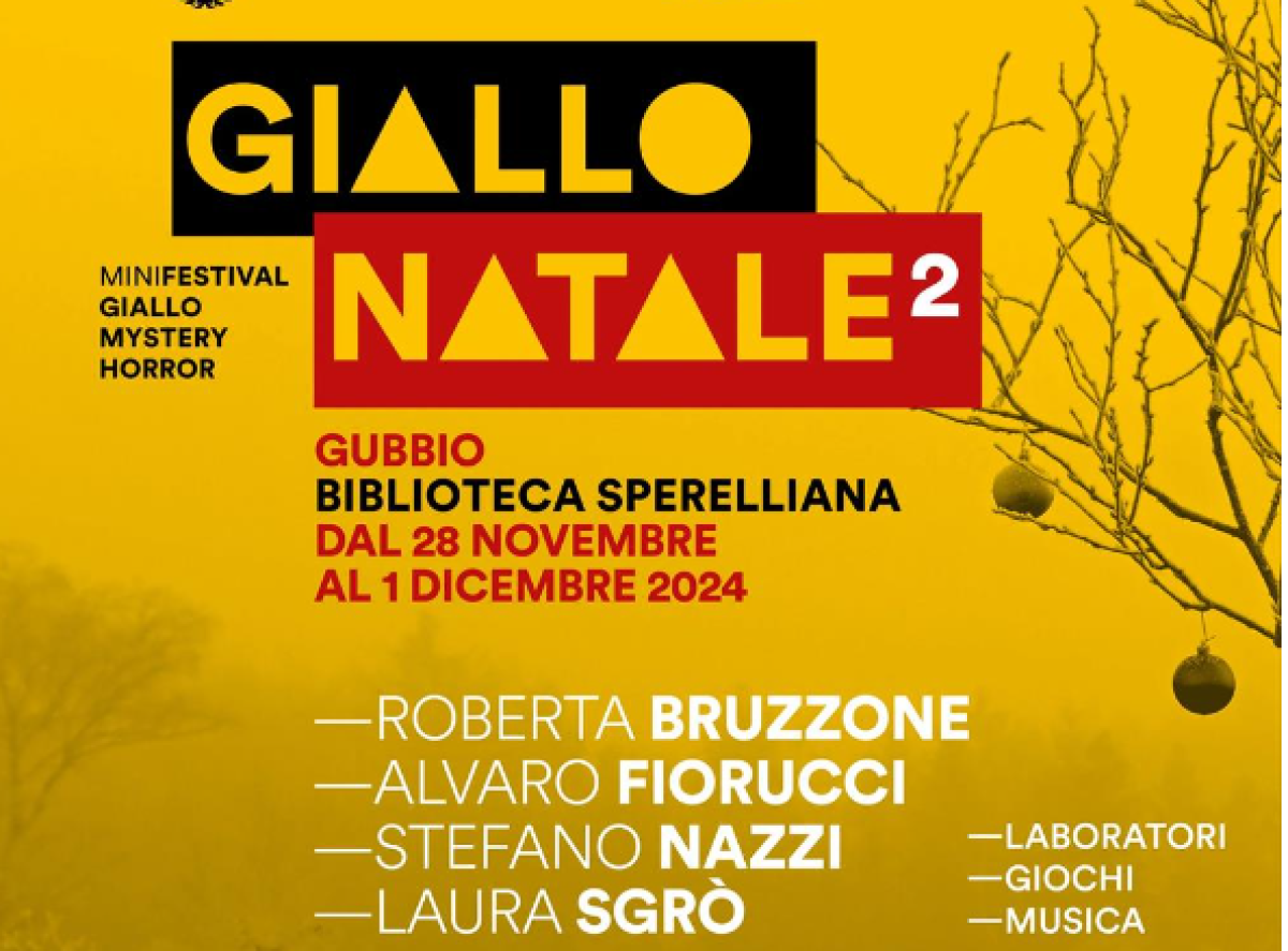 Giallo Natale torna a Gubbio: misteri e true crime per un festival da brivido