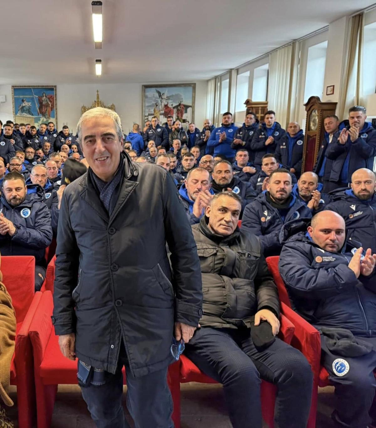 Maurizio Gasparri (FI) ha trascorso il giorno di Santo Stefano alla Comunità Incontro di Amelia