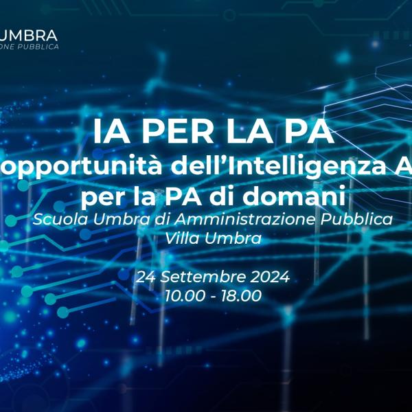 Intelligenza artificiale e Pubblica Amministrazione: un convegno per esplorare sfide e opportunità