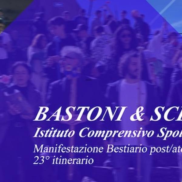 “Bastoni & Scettri”: Palazzo Collicola ospita 360 manufatti degli alunni dell’istituto Comprensivo Spoleto 2