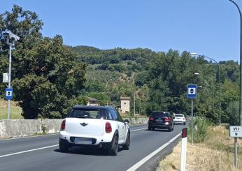 Tutor in Valnerina, meno di 3 multe ogni mille transiti nei primi nove giorni