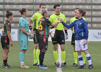 Live / Hellas Verona-Ternana Women 2-2, termina il match, le Fere non vanno oltre al pari al Sinergy Stadium, rossoverdi sotto di due gol dopo 3 minuti, la doppietta di Pirone regala un punto alle ragazze di mister Melillo