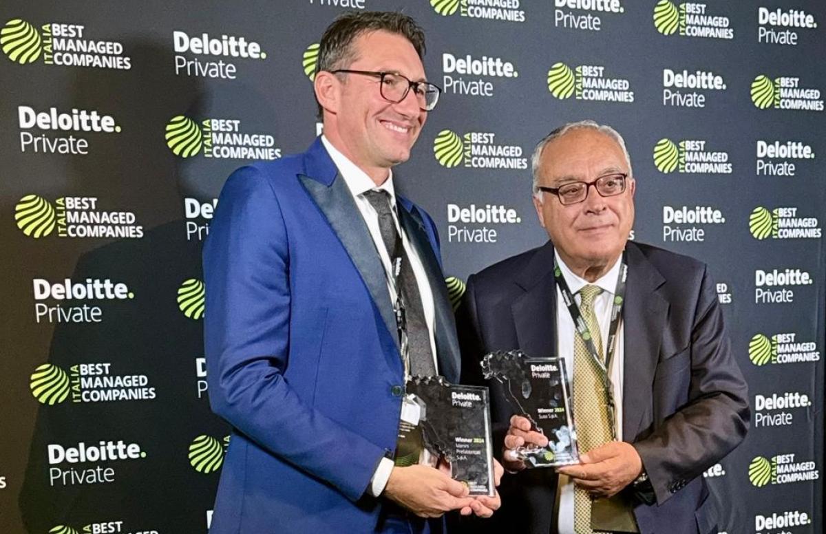 Deloitte premia a Milano due eccellenze umbre: Manini Prefabbricati e Susa