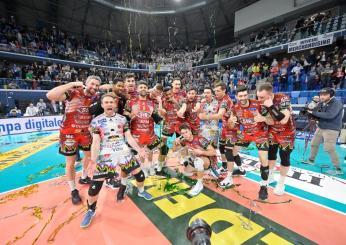 Sir Volley Perugia vola in finale scudetto, schiantata Milano