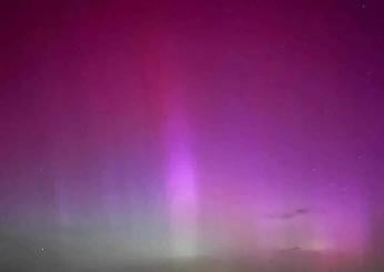 Un rarissimo fenomeno nei cieli dell’Umbria. Ieri tutti con lo sguardo all’insù per l’aurora boreale