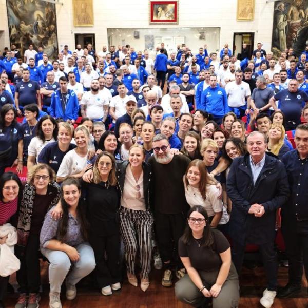 Marco Masini in Umbria visita la Comunità Incontro Onlus di Amelia