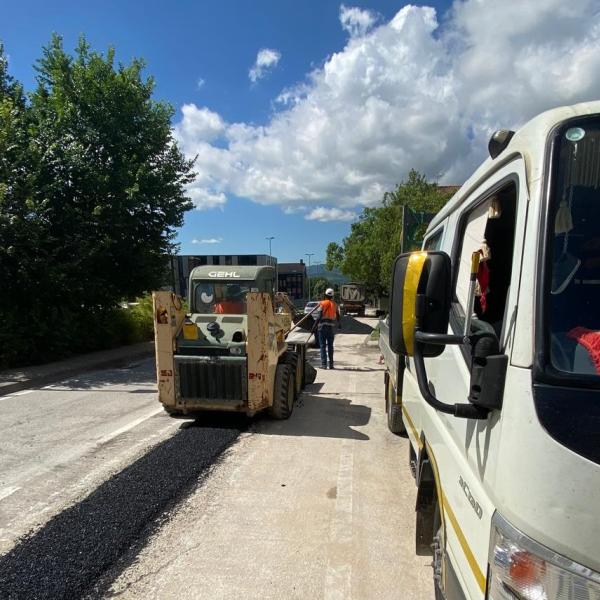 Completati i Lavori in Via della Vittorina: la circolazione torna alla normalità in quella zona di Gubbio. Le scuse di Umbra Acque