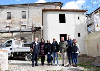 Palazzo Vitelli di Città di Castello torna a splendere: oggi il sopralluogo al cantiere