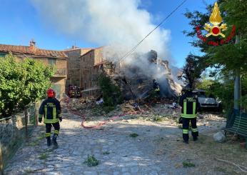 Esplode palazzina vicino Orvieto: ferita una donna di 75 anni