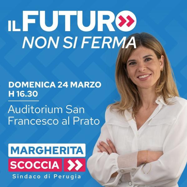 Margherita Scoccia pronta a sbocciare, domenica mega evento al Sanfra per aprire la campagna elettorale di Perugia