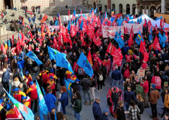 “Adesso basta!”: sciopero generale di Cgil e Uil, manifestazioni nei capoluoghi