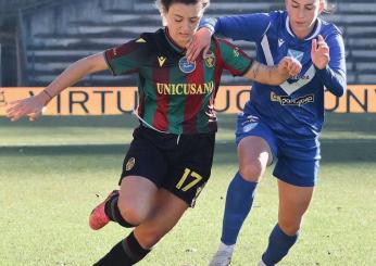 Live / Brescia Cf-Ternana Women 2-3, termina il match, finale al cardiopalma, le Fere vengono raggiunte al 92esimo da Zanoletti, Fusar Poli all’ultimo respiro con un bel destro dal limite dell’area regala tre punti fondamentali per la corsa alla Serie A