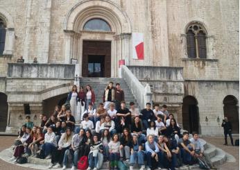 Gubbio, iniziato il gemellaggio “Mazzatinti” e studenti ungheresi